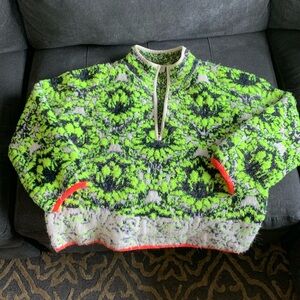 Anthropologie 3/4 zip sweater